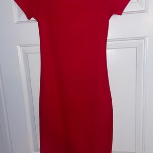Red Zara dress